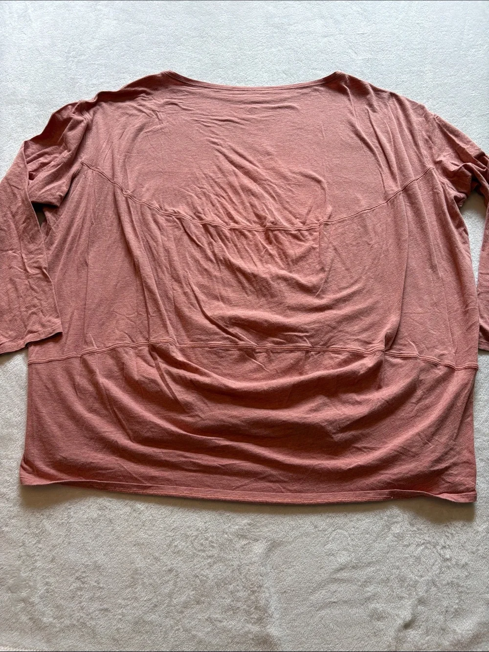 Women’s Relaxed Long Sleeve Top - Dusty Rose